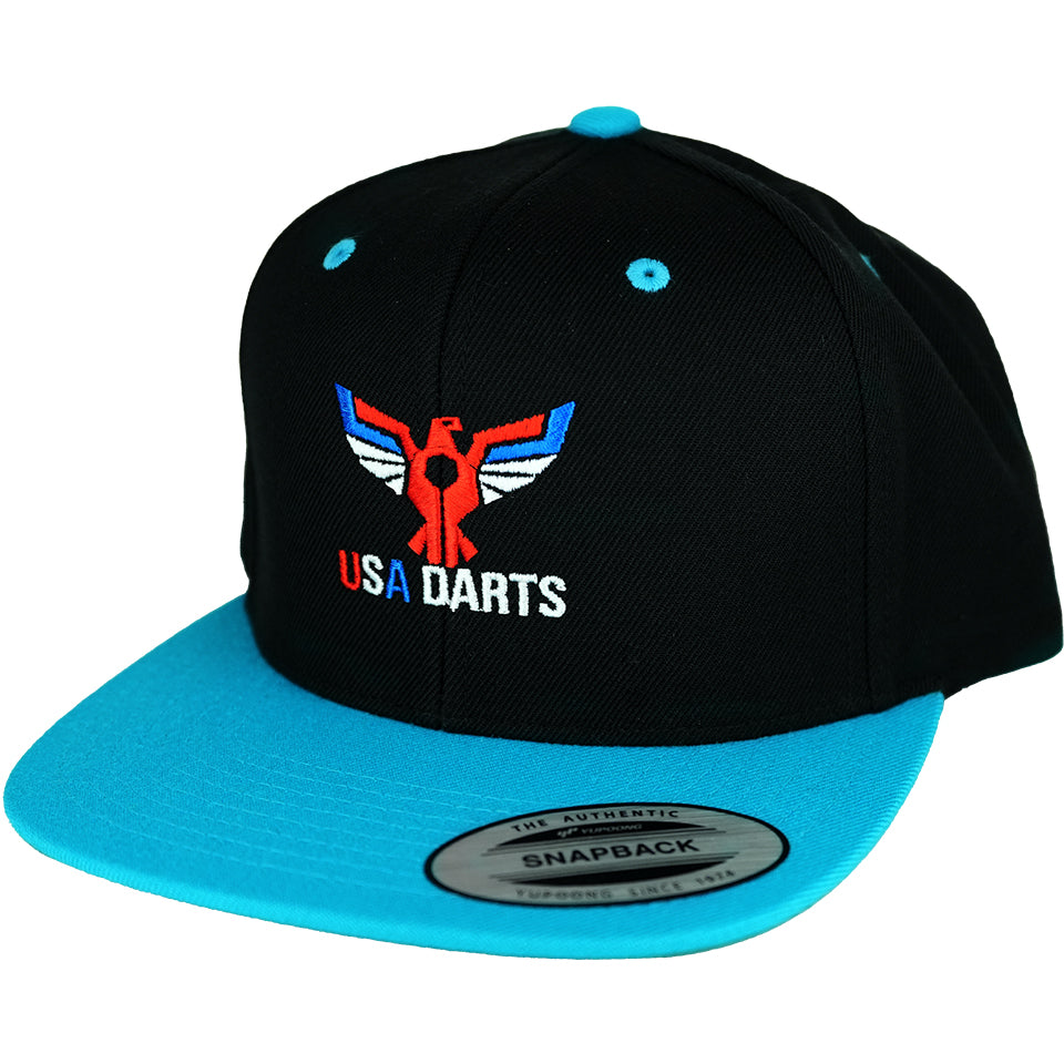 USA Darts Yupoong 6089 Snapback Hat - Black/Teal – Magic Wear