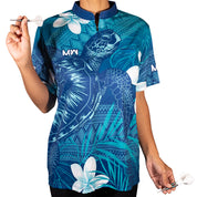Tribal Turtle Blue Jersey