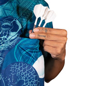 Tribal Turtle Blue Jersey