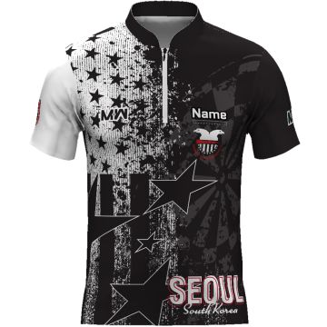 Team USA WDF World Cup of Darts 2025 Jersey - Black/White